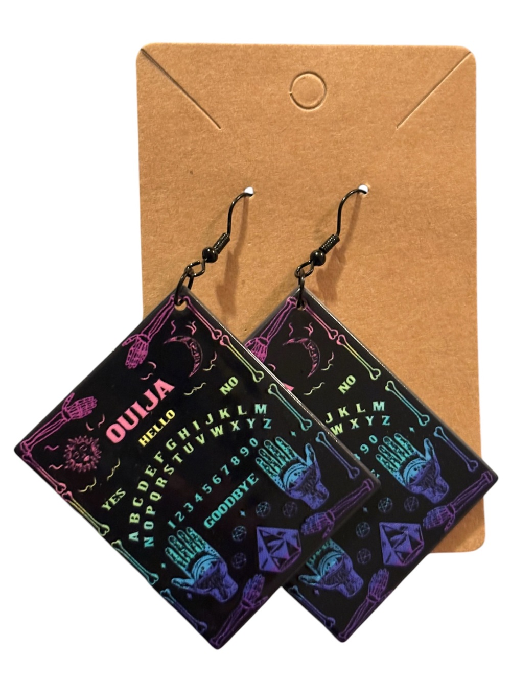 Ouija Board Dangle Earrings